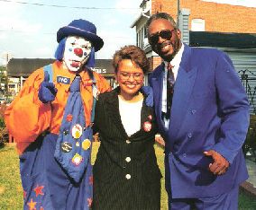 Fast Freddy with Former DC Mayor Sharon Pratt Kelly